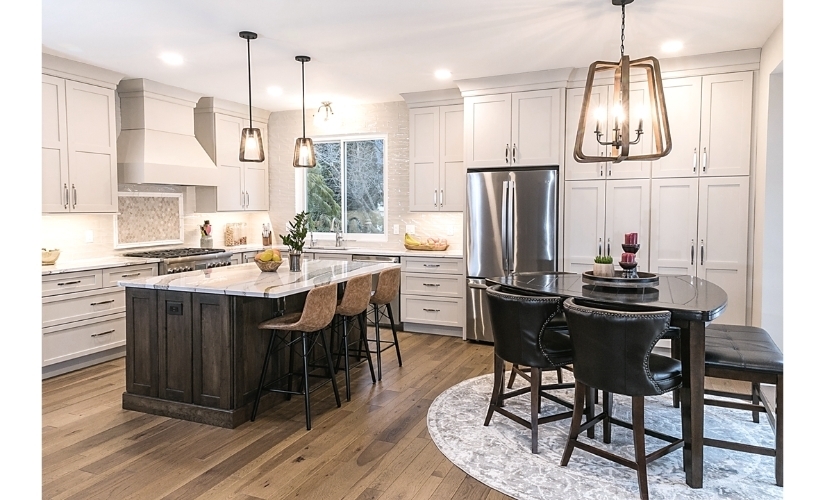 Rustic and Refined Kitchen near Brighton Michigan