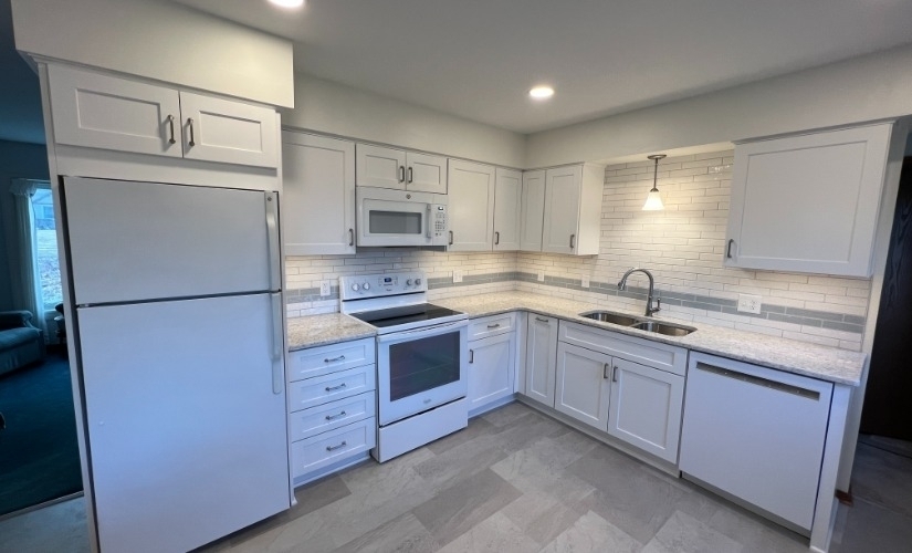 From 80s Oak to White &amp;amp;amp; Bright Kitchen near Ann Arbor Michigan